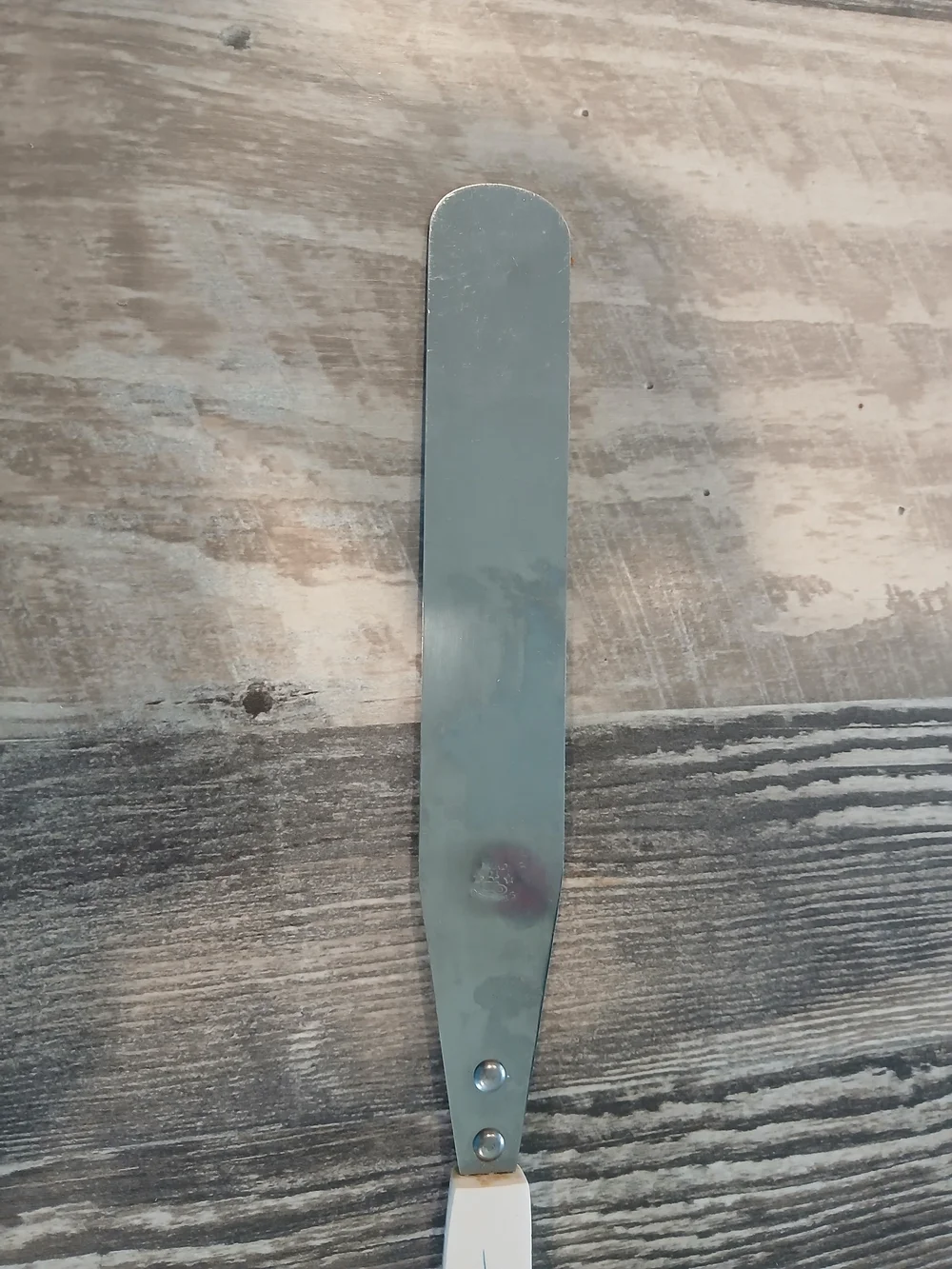 VTG Corning Ware Blue Cornflower Stainless Steel Icing Spreader Utensil Japan